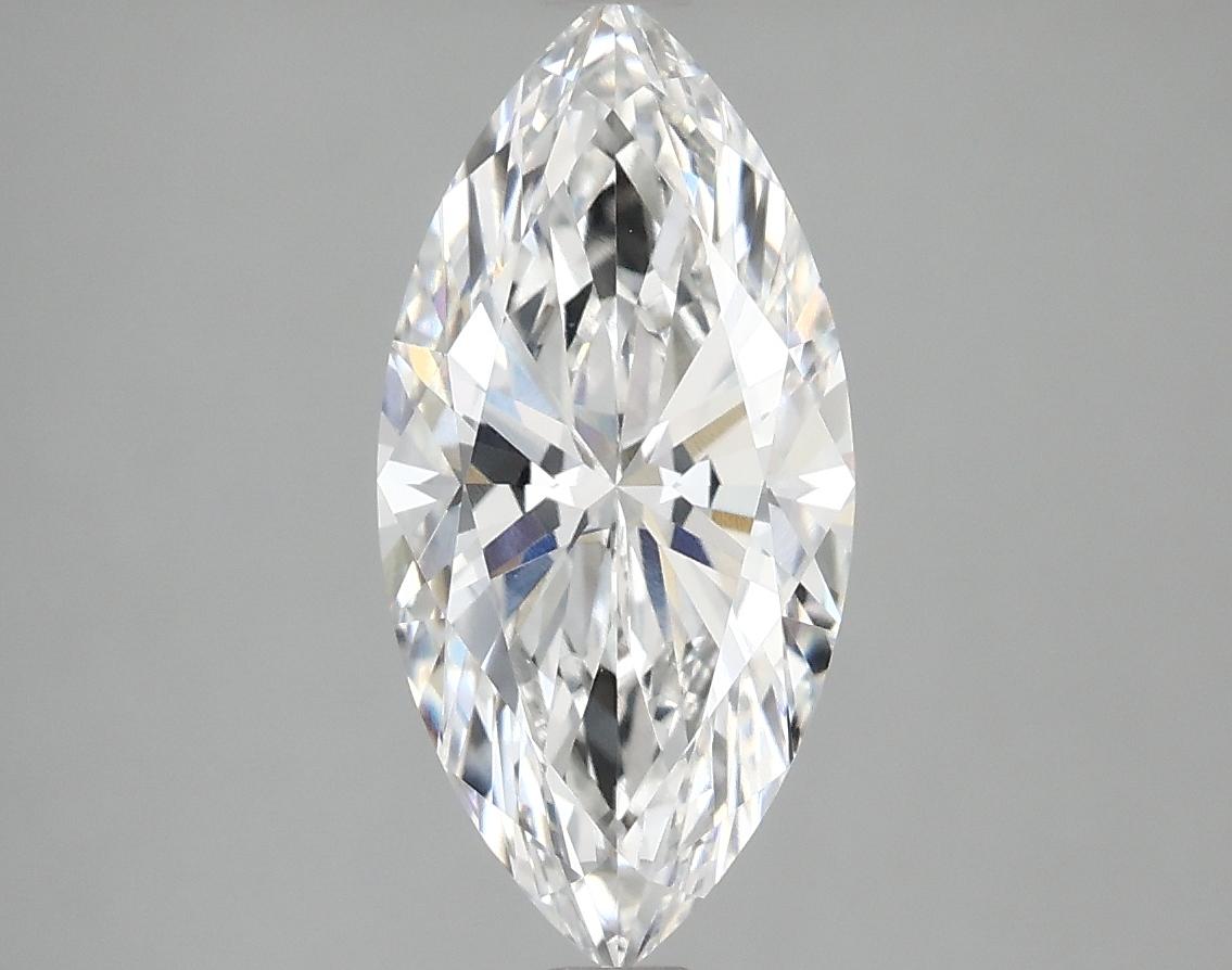 2.07 Carat Marquise Shaped Excellent Cut VVS2 IGI Certified Lab Grown Diamond