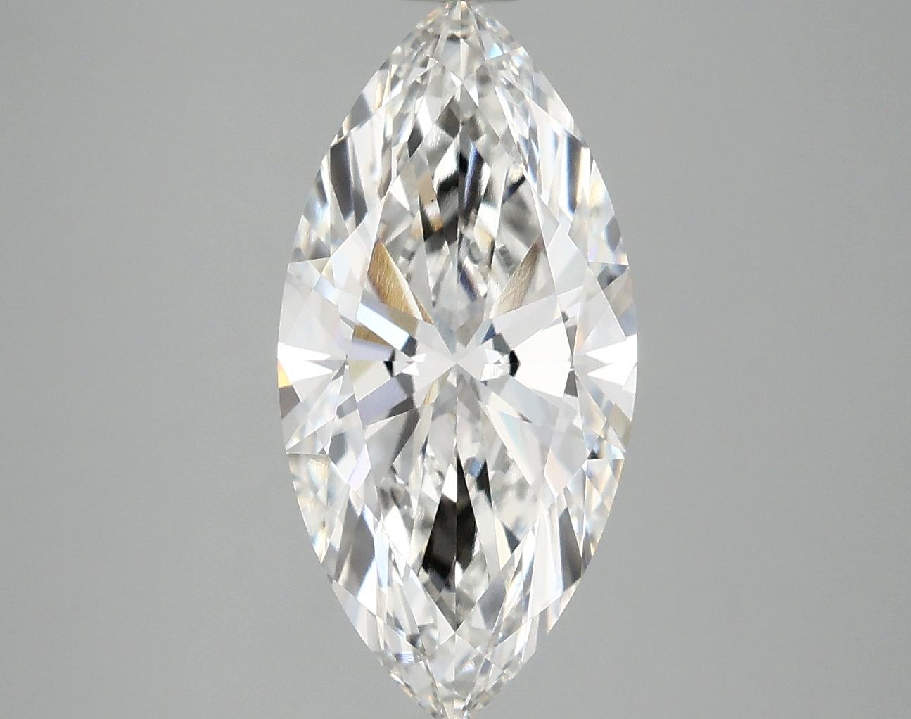 3.01 Carat Marquise Shaped Excellent Cut VVS2 IGI Certified Lab Grown Diamond