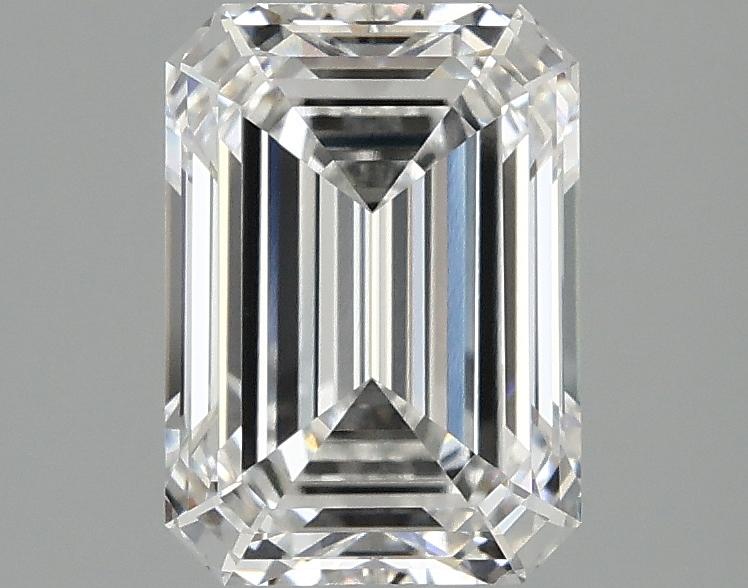 2.1 Carat Emerald Shaped Ideal Cut VVS2 IGI Certified Lab Grown Diamond