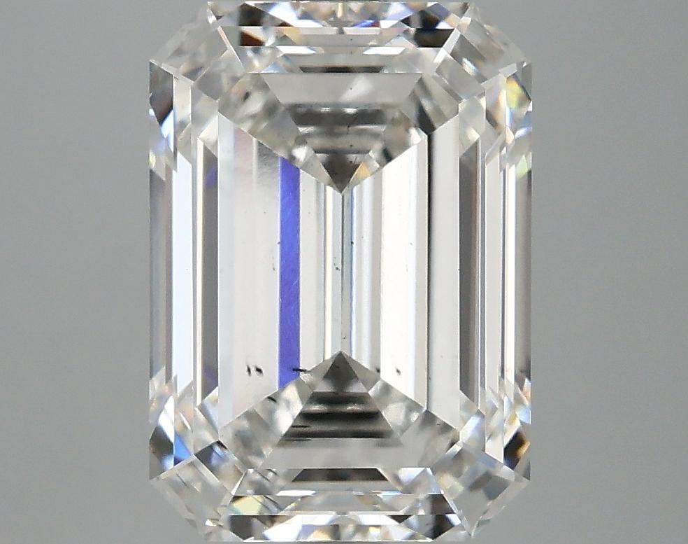 5.02 Carat Emerald Shaped Ideal Cut SI1 IGI Certified Lab Grown Diamond