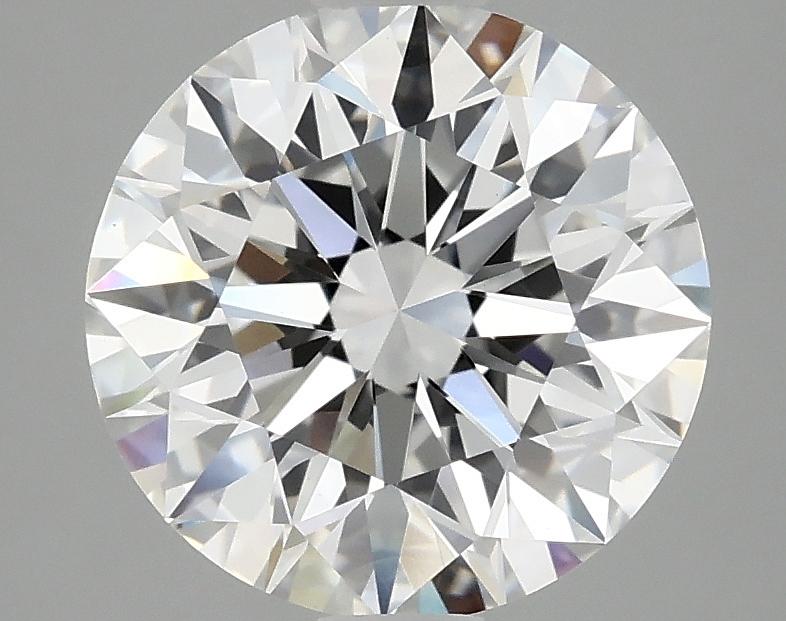 3.08 Carat Round Shaped Excellent Cut VVS2 IGI Certified Lab Grown Diamond