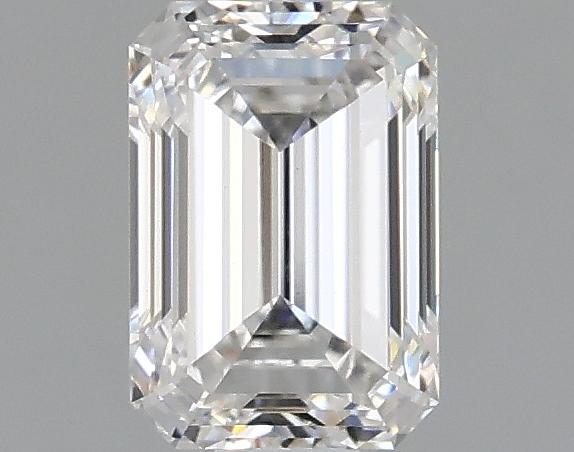 0.98 Carat Emerald Shaped Ideal Cut VVS2 IGI Certified Lab Grown Diamond