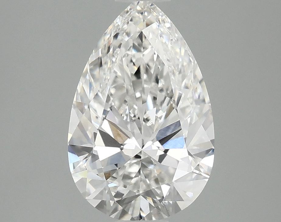 2.05 Carat Pear Shaped Ideal Cut VVS2 IGI Certified Lab Grown Diamond