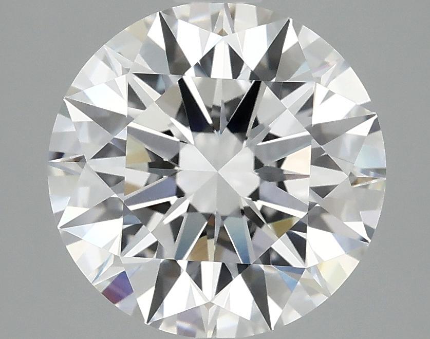 3.09 Carat Round Shaped Ideal Cut VVS2 IGI Certified Lab Grown Diamond