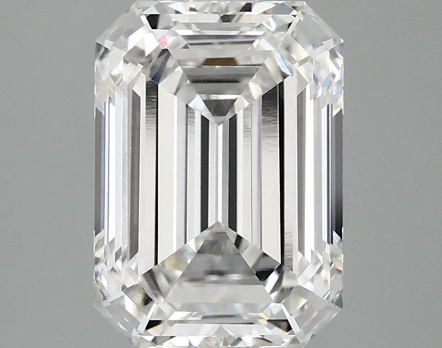 3.07 Carat Emerald Shaped Excellent Cut VVS2 IGI Certified Lab Grown Diamond