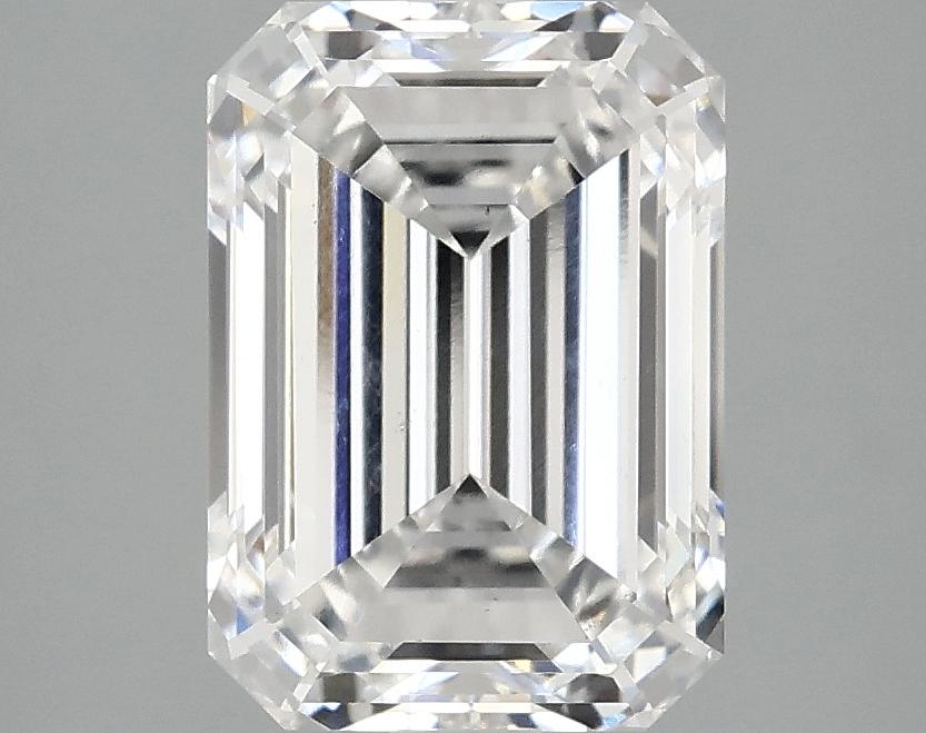 3.09 Carat Emerald Shaped Ideal Cut VS2 IGI Certified Lab Grown Diamond
