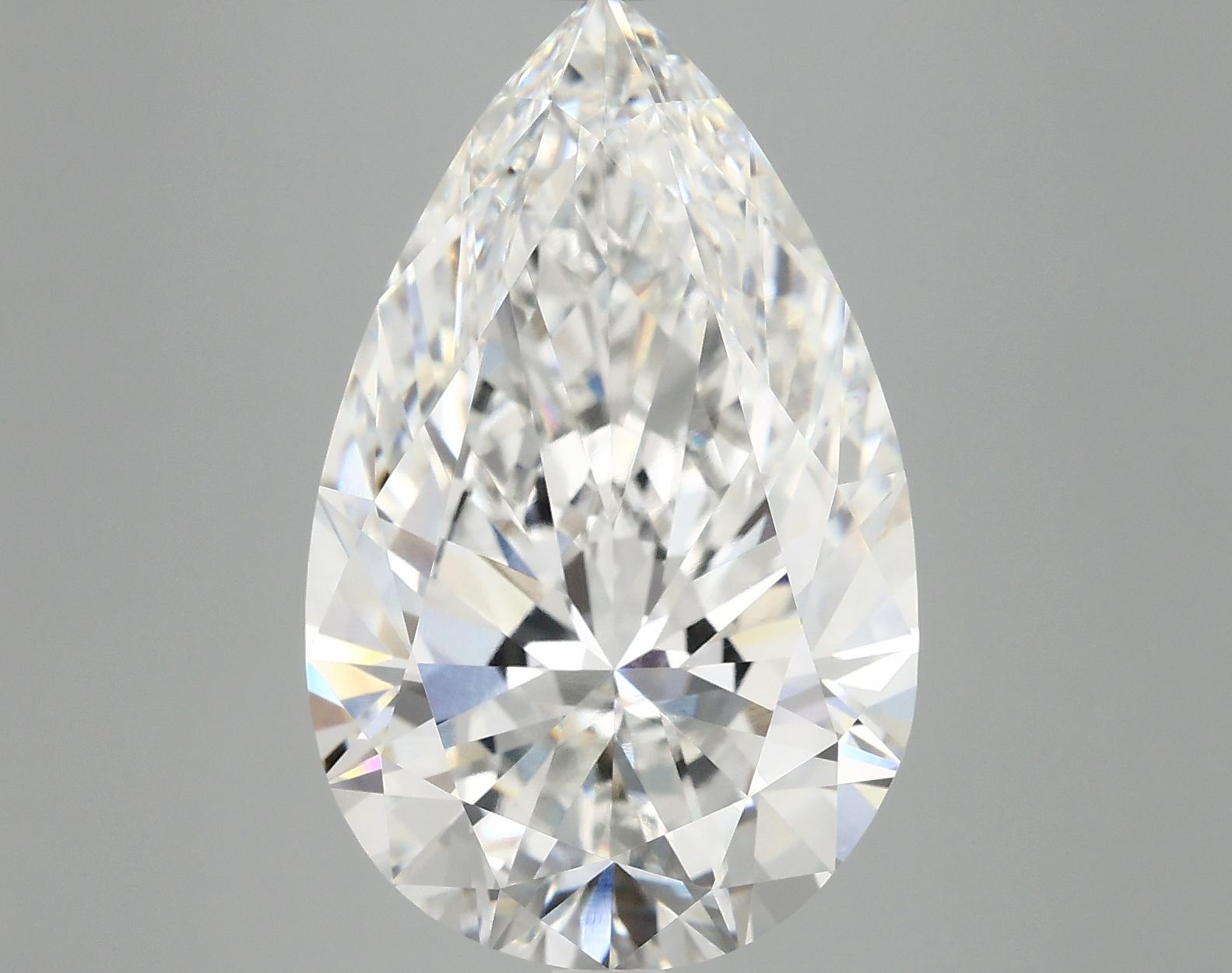 10.07 Carat Pear Shaped Ideal Cut VVS2 IGI Certified Lab Grown Diamond