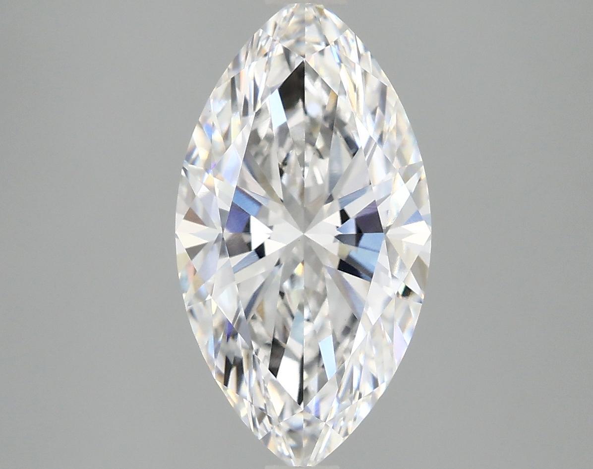 3.09 Carat Marquise Shaped Excellent Cut VVS2 IGI Certified Lab Grown Diamond