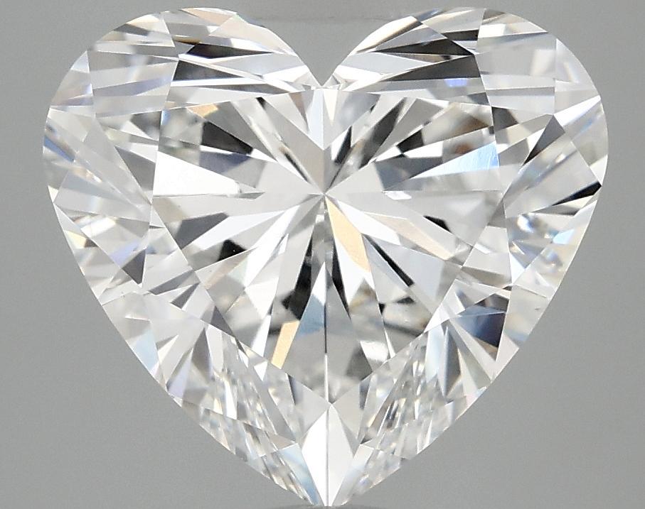 5.06 Carat Heart Shaped Ideal Cut VVS2 IGI Certified Lab Grown Diamond