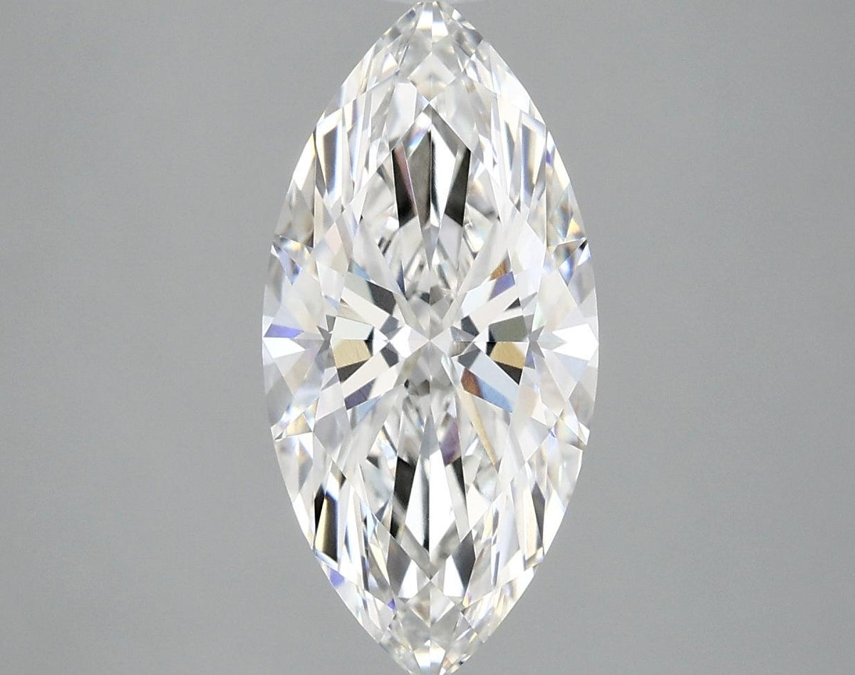2.58 Carat Marquise Shaped Excellent Cut VVS2 IGI Certified Lab Grown Diamond