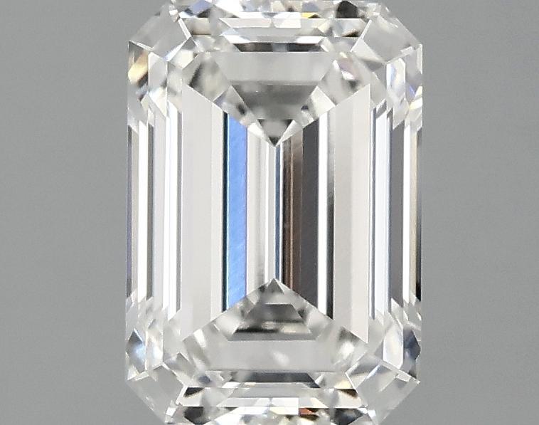 2.01 Carat Emerald Shaped Ideal Cut VVS2 IGI Certified Lab Grown Diamond