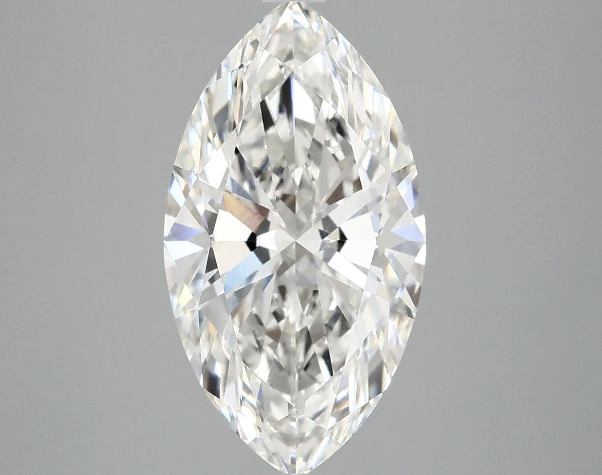 3.01 Carat Marquise Shaped Excellent Cut VVS2 IGI Certified Lab Grown Diamond