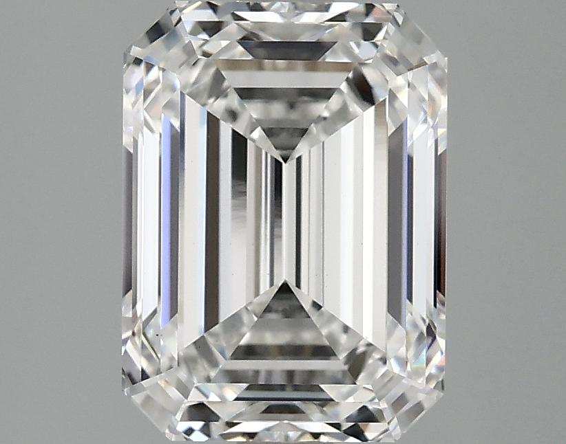 3.09 Carat Emerald Shaped Excellent Cut VS1 IGI Certified Lab Grown Diamond