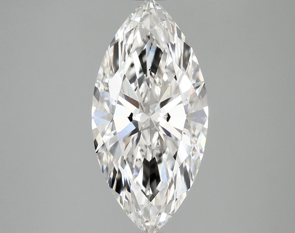 2.52 Carat Marquise Shaped Excellent Cut VS2 IGI Certified Lab Grown Diamond