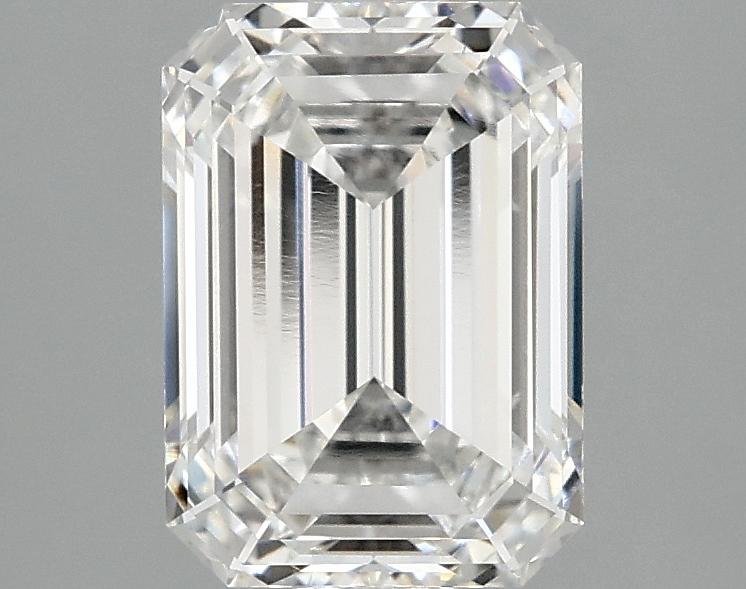 2.1 Carat Emerald Shaped Ideal Cut VVS2 IGI Certified Lab Grown Diamond