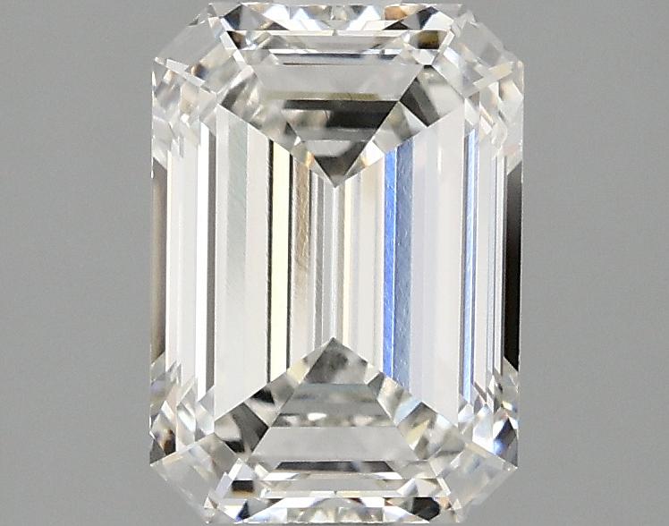 2.08 Carat Emerald Shaped Ideal Cut VVS2 IGI Certified Lab Grown Diamond