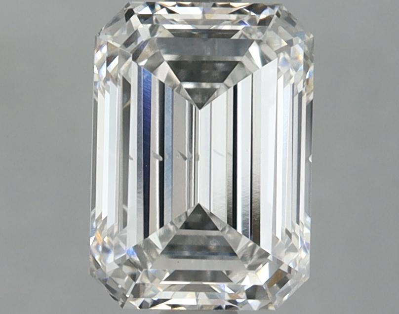 2.0 Carat Emerald Shaped Ideal Cut SI1 IGI Certified Lab Grown Diamond