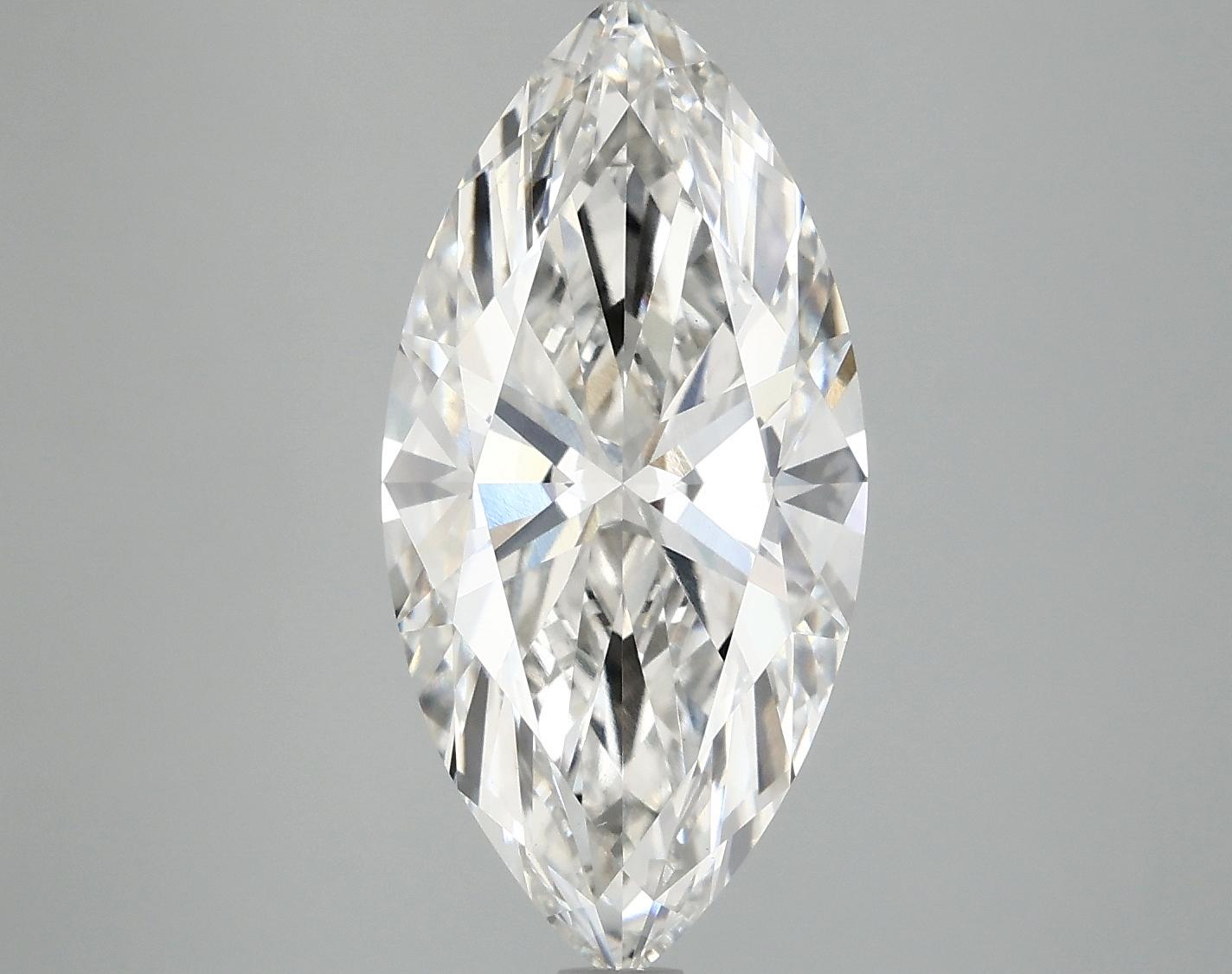 4.05 Carat Marquise Shaped Excellent Cut VS2 IGI Certified Lab Grown Diamond