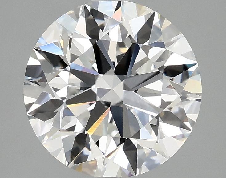 2.44 Carat Round Shaped Excellent Cut VVS2 IGI Certified Lab Grown Diamond