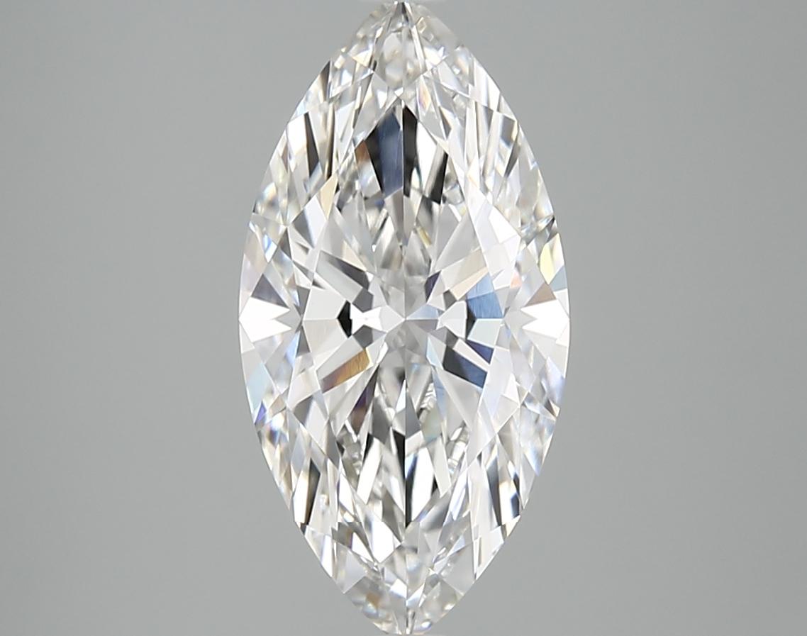 3.08 Carat Marquise Shaped Ideal Cut VVS2 IGI Certified Lab Grown Diamond