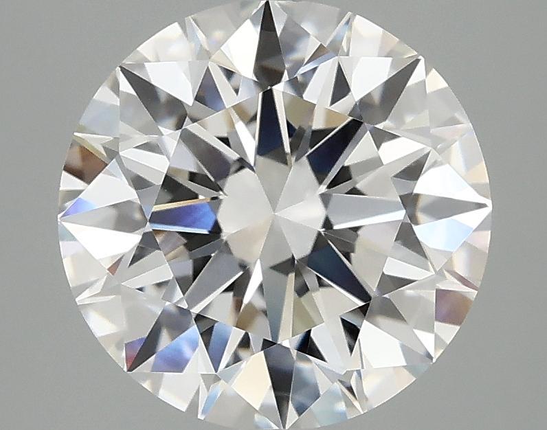3.06 Carat Round Shaped Ideal Cut VVS2 IGI Certified Lab Grown Diamond
