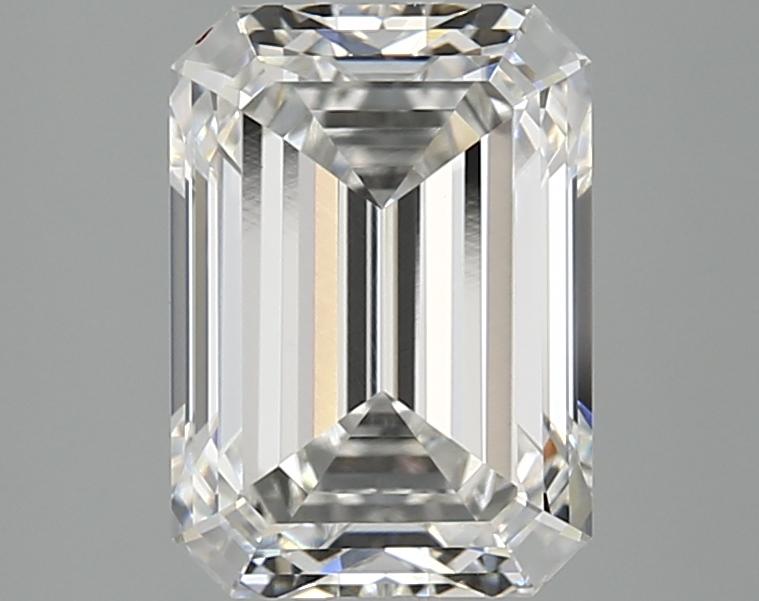 3.08 Carat Emerald Shaped Ideal Cut VVS2 IGI Certified Lab Grown Diamond