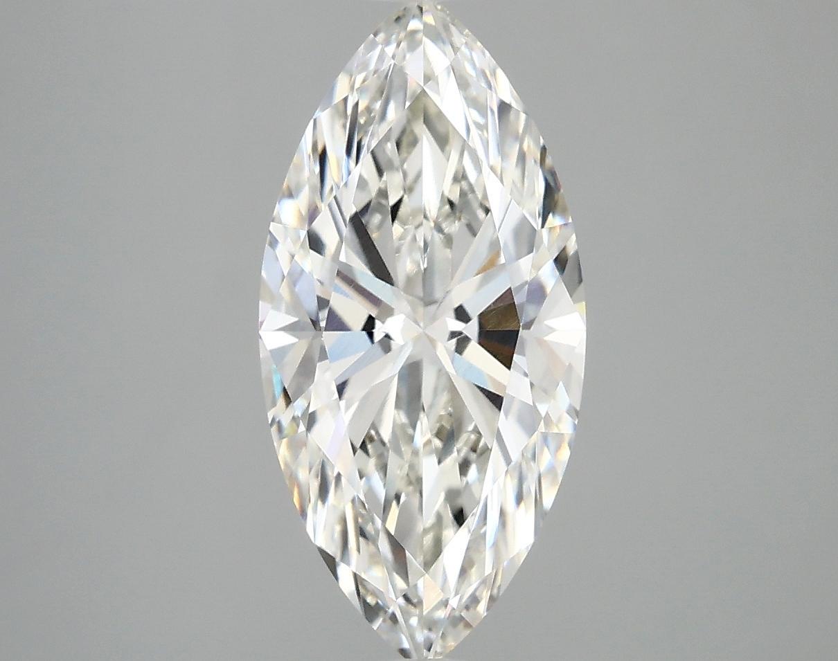 2.55 Carat Marquise Shaped Excellent Cut VVS2 IGI Certified Lab Grown Diamond
