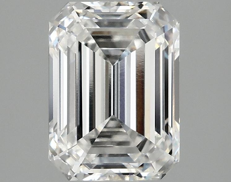 2.08 Carat Emerald Shaped Excellent Cut VVS2 IGI Certified Lab Grown Diamond