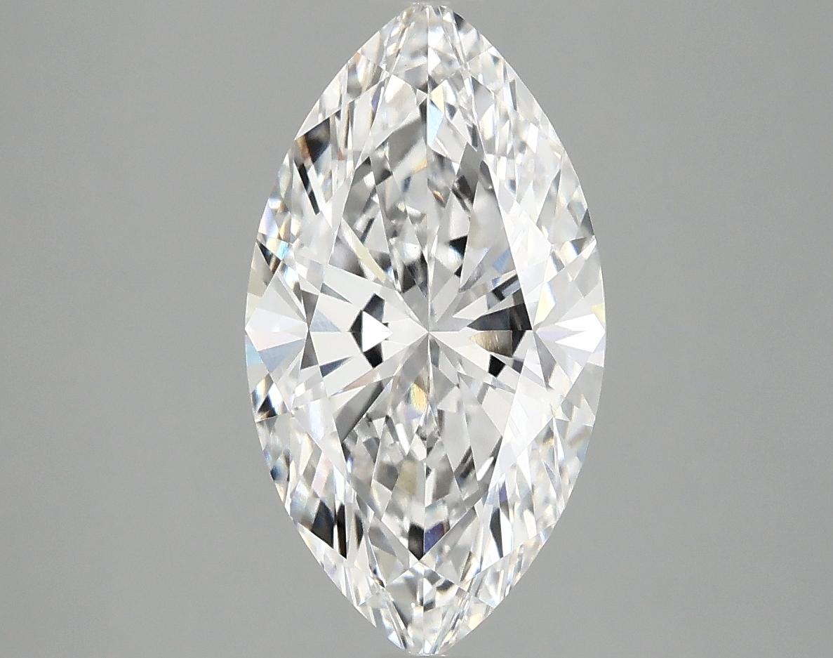 3.02 Carat Marquise Shaped Excellent Cut VVS2 IGI Certified Lab Grown Diamond