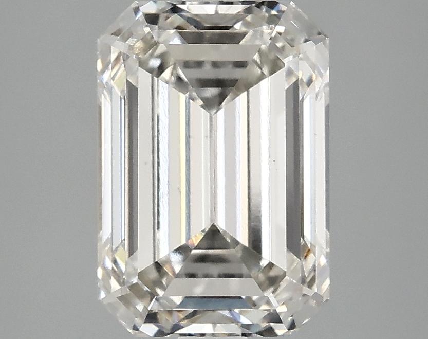 3.03 Carat Emerald Shaped Ideal Cut VVS2 IGI Certified Lab Grown Diamond