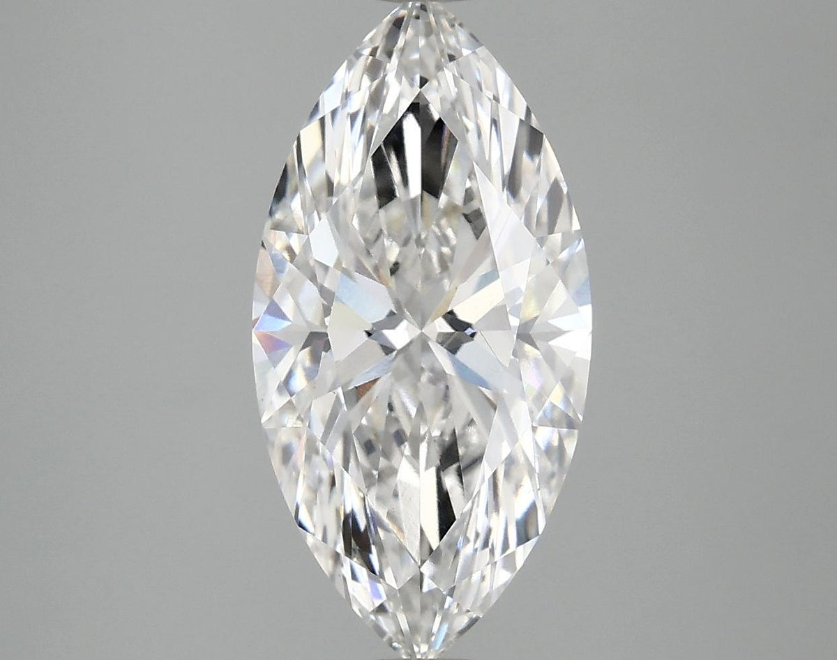 3.08 Carat Marquise Shaped Ideal Cut VS2 IGI Certified Lab Grown Diamond