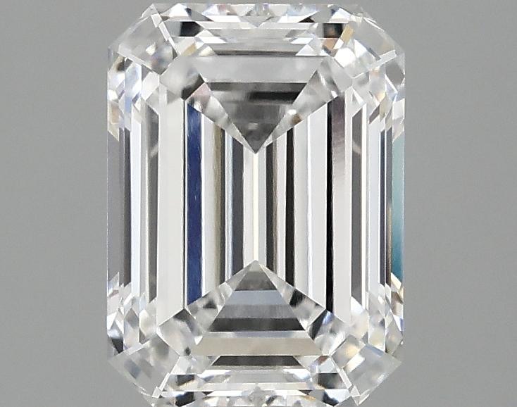 2.1 Carat Emerald Shaped Excellent Cut VVS2 IGI Certified Lab Grown Diamond