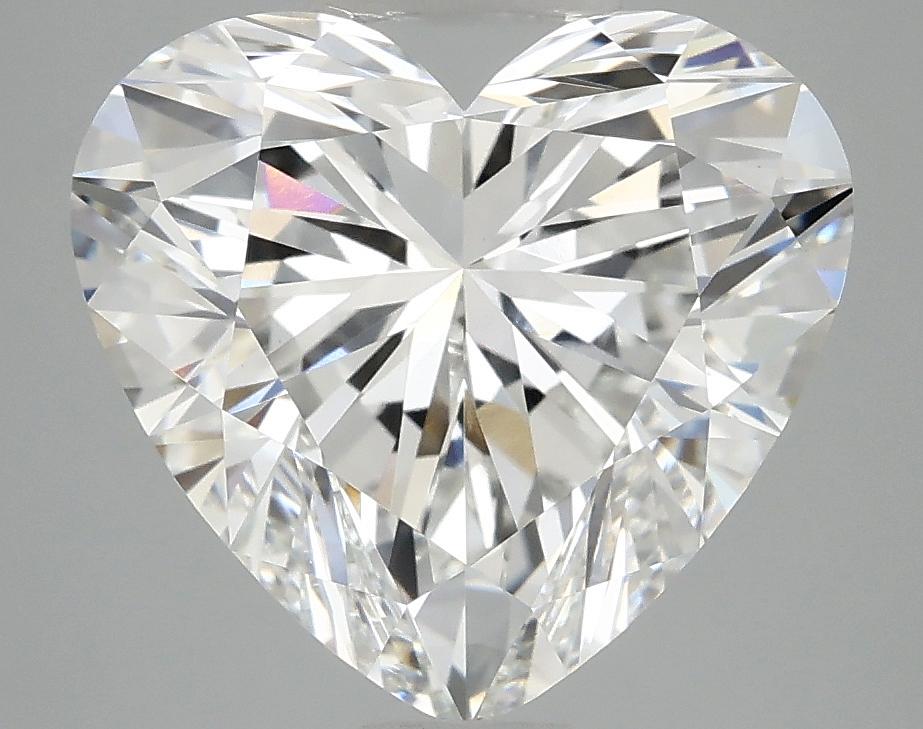 5.03 Carat Heart Shaped Ideal Cut VVS2 IGI Certified Lab Grown Diamond