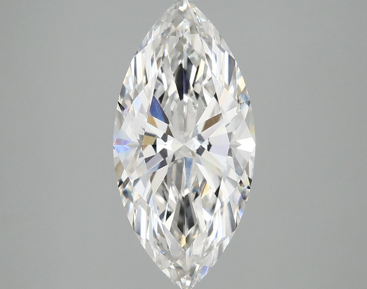 2.97 Carat Marquise Shaped Excellent Cut VS1 IGI Certified Lab Grown Diamond