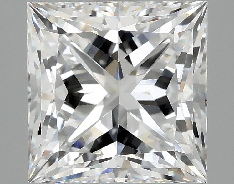 4.05 Carat Princess Shaped Ideal Cut VVS2 IGI Certified Lab Grown Diamond