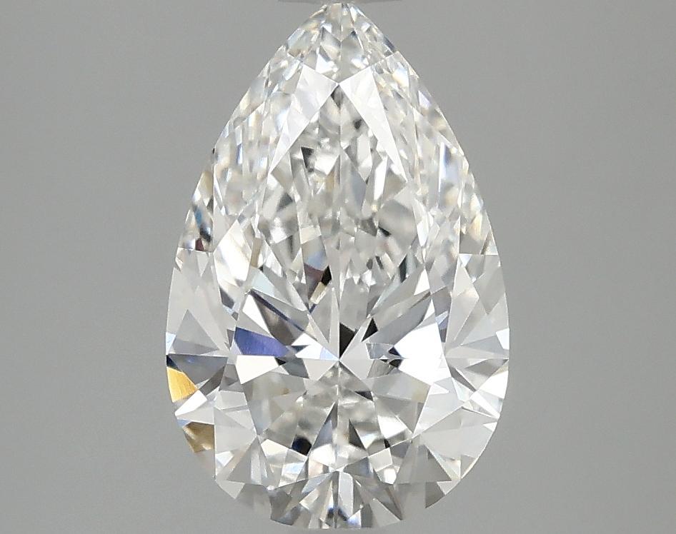 1.97 Carat Pear Shaped Ideal Cut VVS2 IGI Certified Lab Grown Diamond