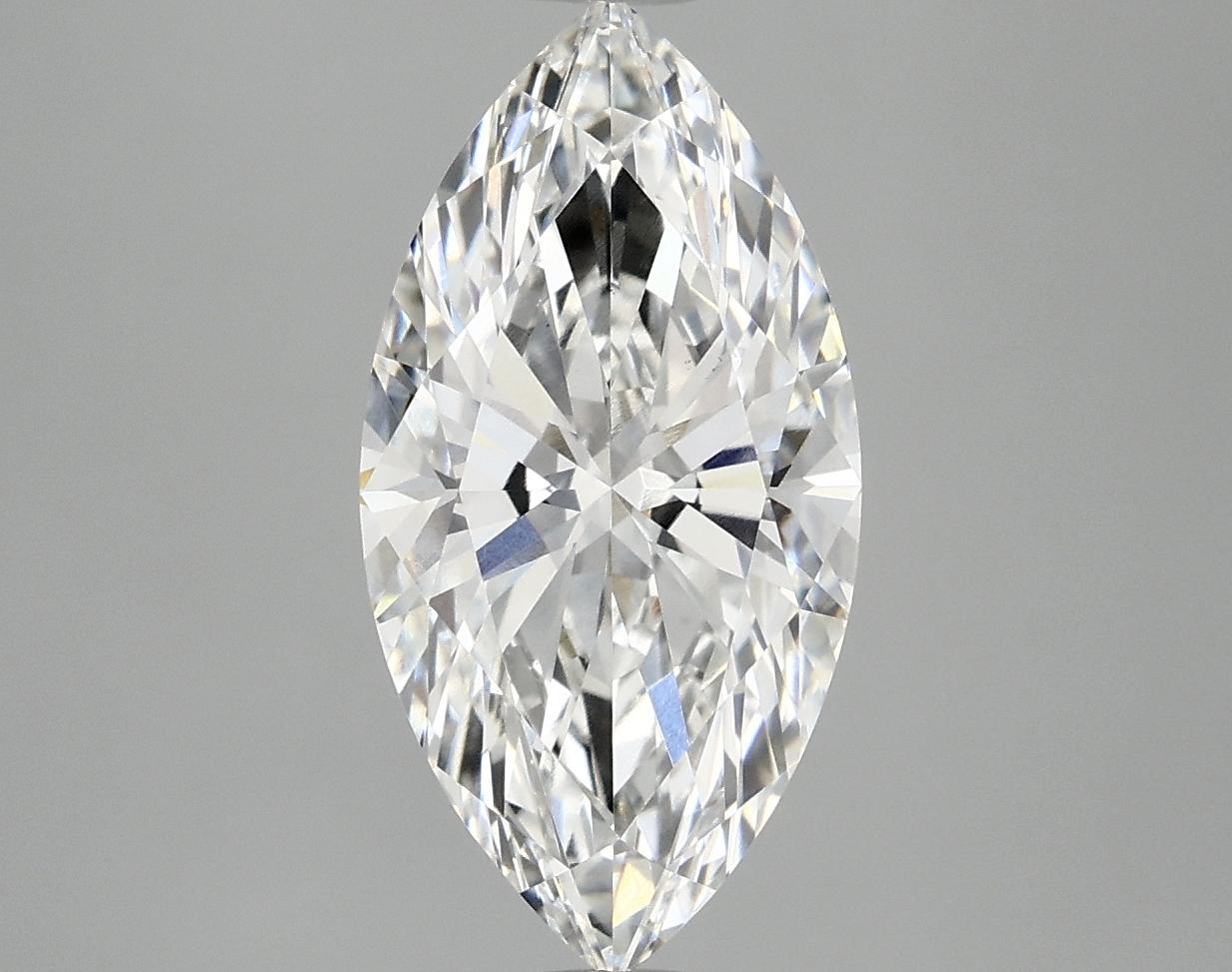 2.96 Carat Marquise Shaped Ideal Cut VS1 IGI Certified Lab Grown Diamond