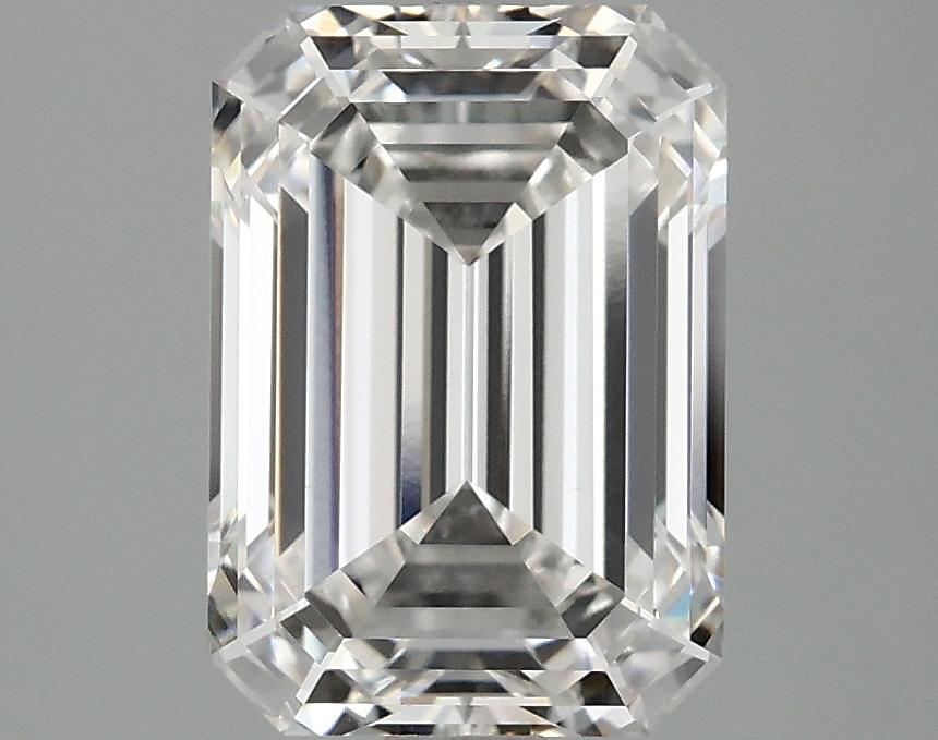 3.1 Carat Emerald Shaped Ideal Cut VVS2 IGI Certified Lab Grown Diamond