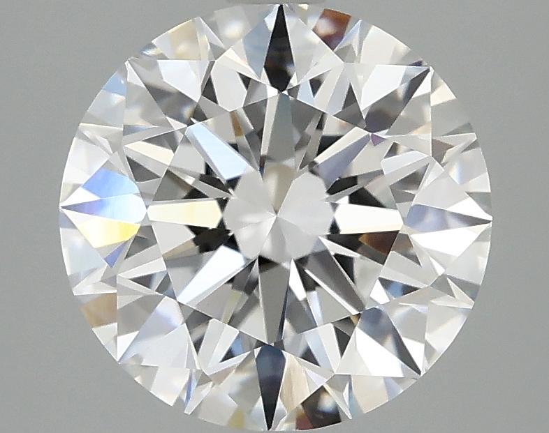 3.07 Carat Round Shaped Excellent Cut VVS2 IGI Certified Lab Grown Diamond