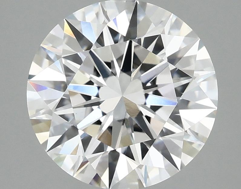 3.09 Carat Round Shaped Ideal Cut VVS2 IGI Certified Lab Grown Diamond