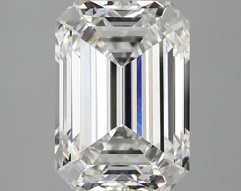 3.09 Carat Emerald Shaped Ideal Cut VVS2 IGI Certified Lab Grown Diamond