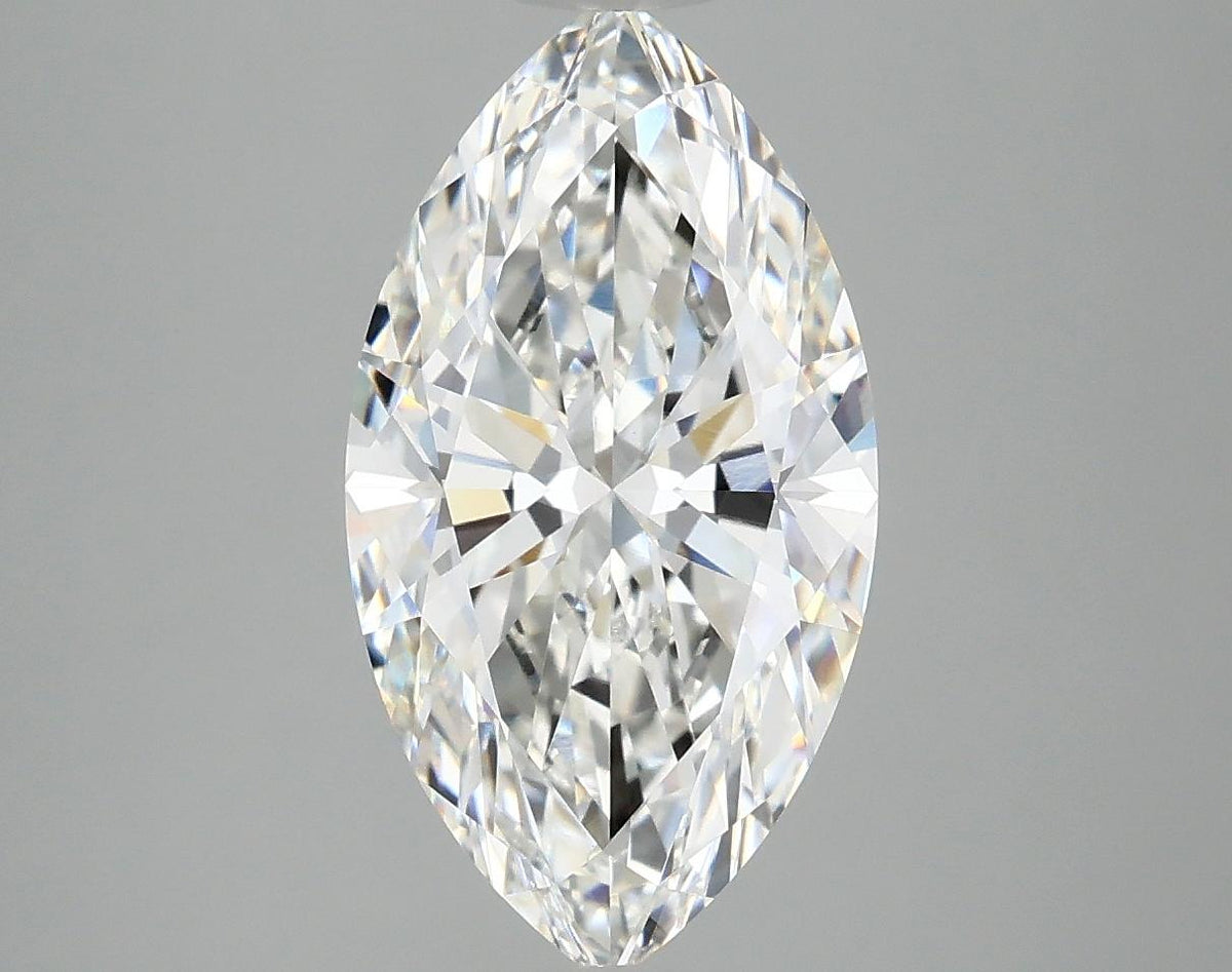 2.98 Carat Marquise Shaped Excellent Cut VVS2 IGI Certified Lab Grown Diamond
