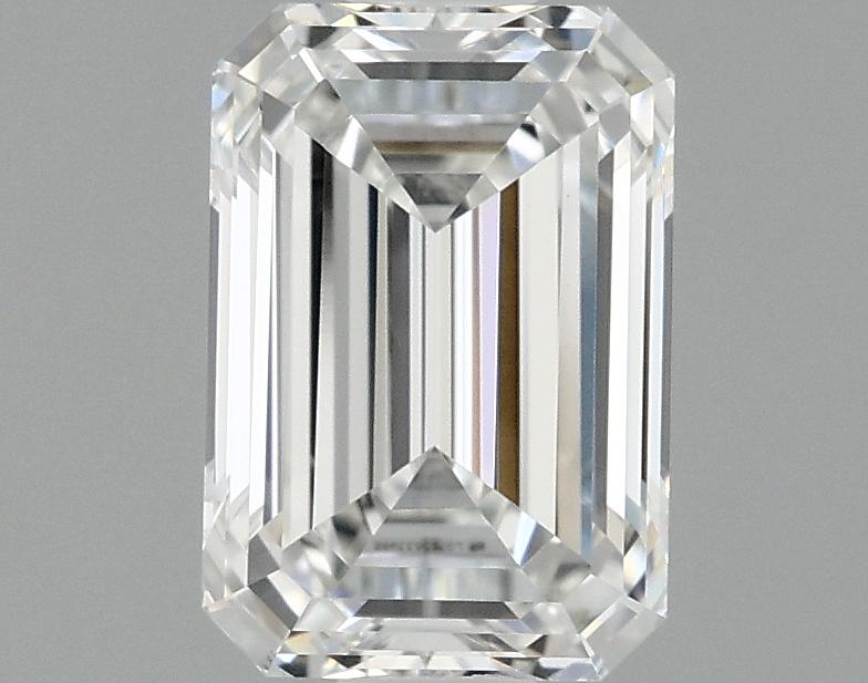 0.97 Carat Emerald Shaped Ideal Cut VVS2 IGI Certified Lab Grown Diamond