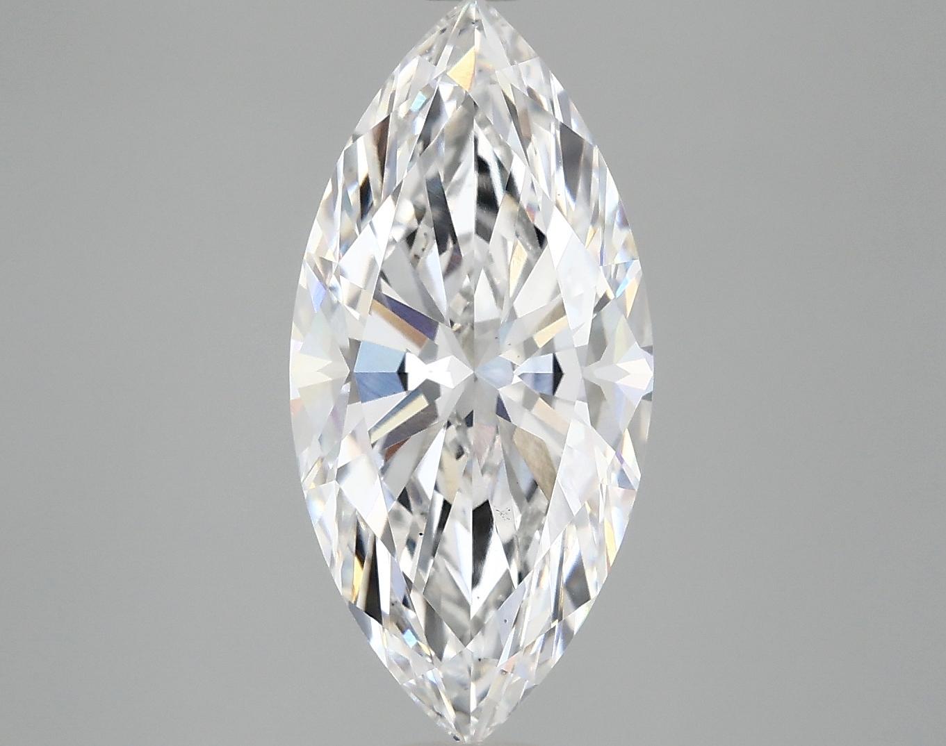 3.55 Carat Marquise Shaped Excellent Cut VS2 IGI Certified Lab Grown Diamond