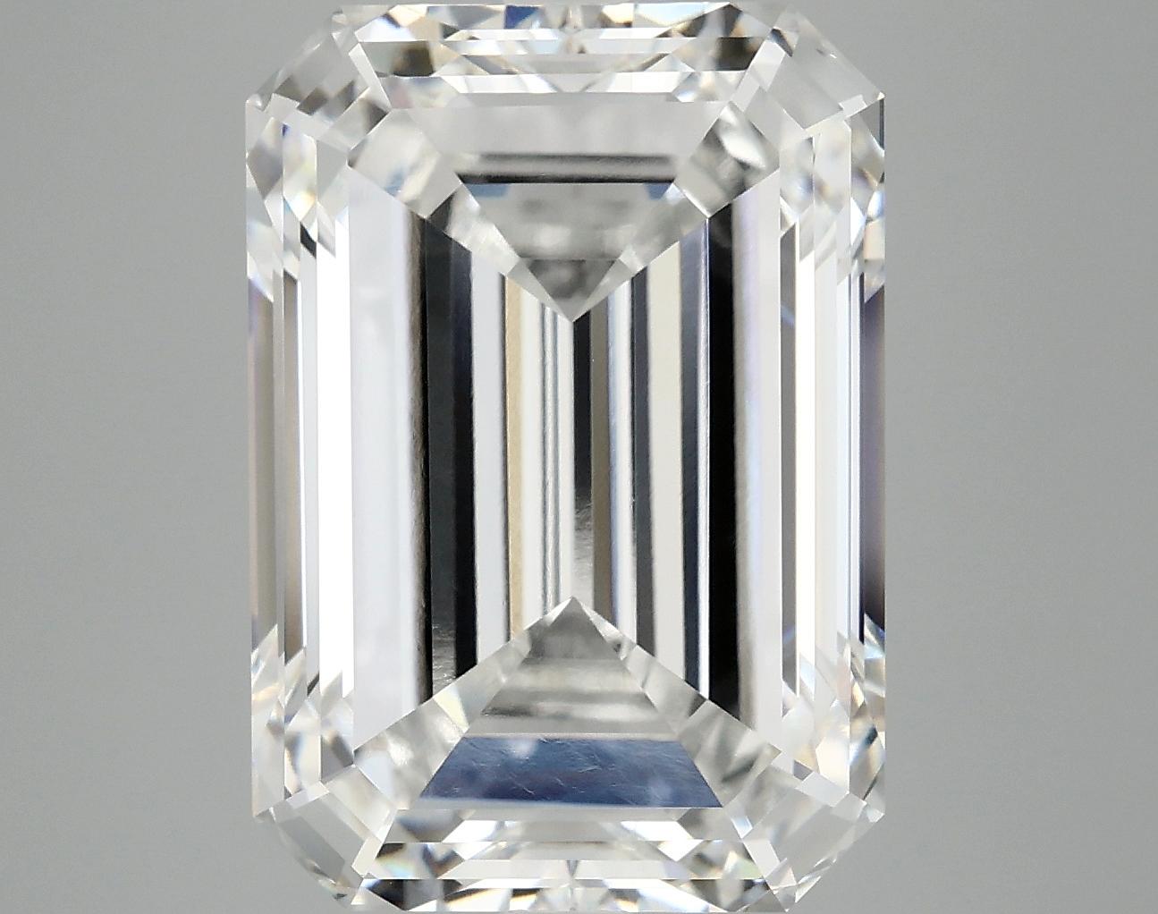 10.22 Carat Emerald Shaped Ideal Cut VVS2 IGI Certified Lab Grown Diamond