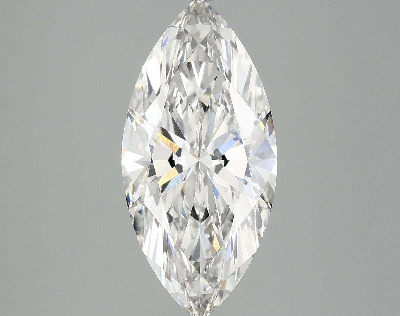 3.02 Carat Marquise Shaped Excellent Cut VS1 IGI Certified Lab Grown Diamond