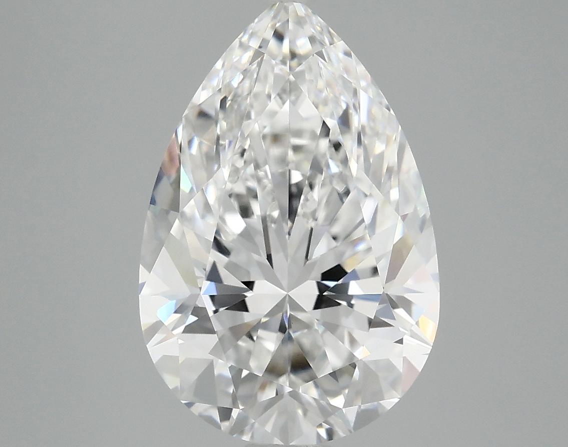 4.08 Carat Pear Shaped Excellent Cut VVS2 IGI Certified Lab Grown Diamond