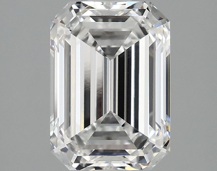 2.05 Carat Emerald Shaped Ideal Cut VVS2 IGI Certified Lab Grown Diamond