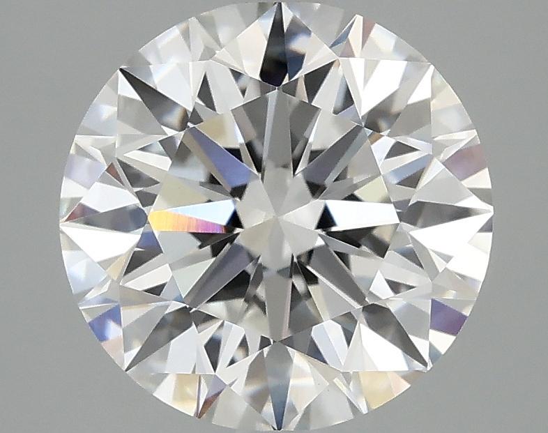 3.07 Carat Round Shaped Excellent Cut VVS2 IGI Certified Lab Grown Diamond