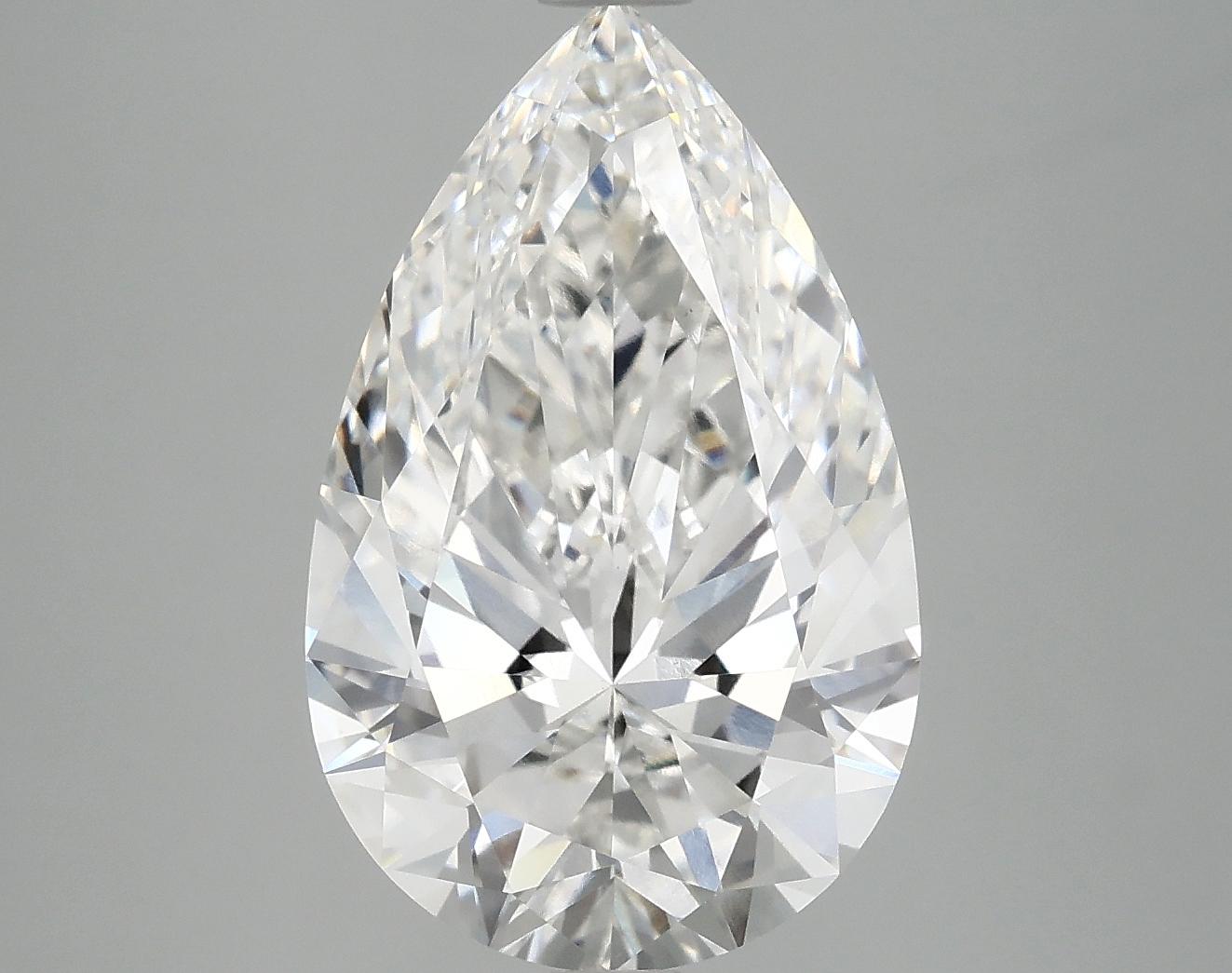 4.87 Carat Pear Shaped Ideal Cut VS1 IGI Certified Lab Grown Diamond